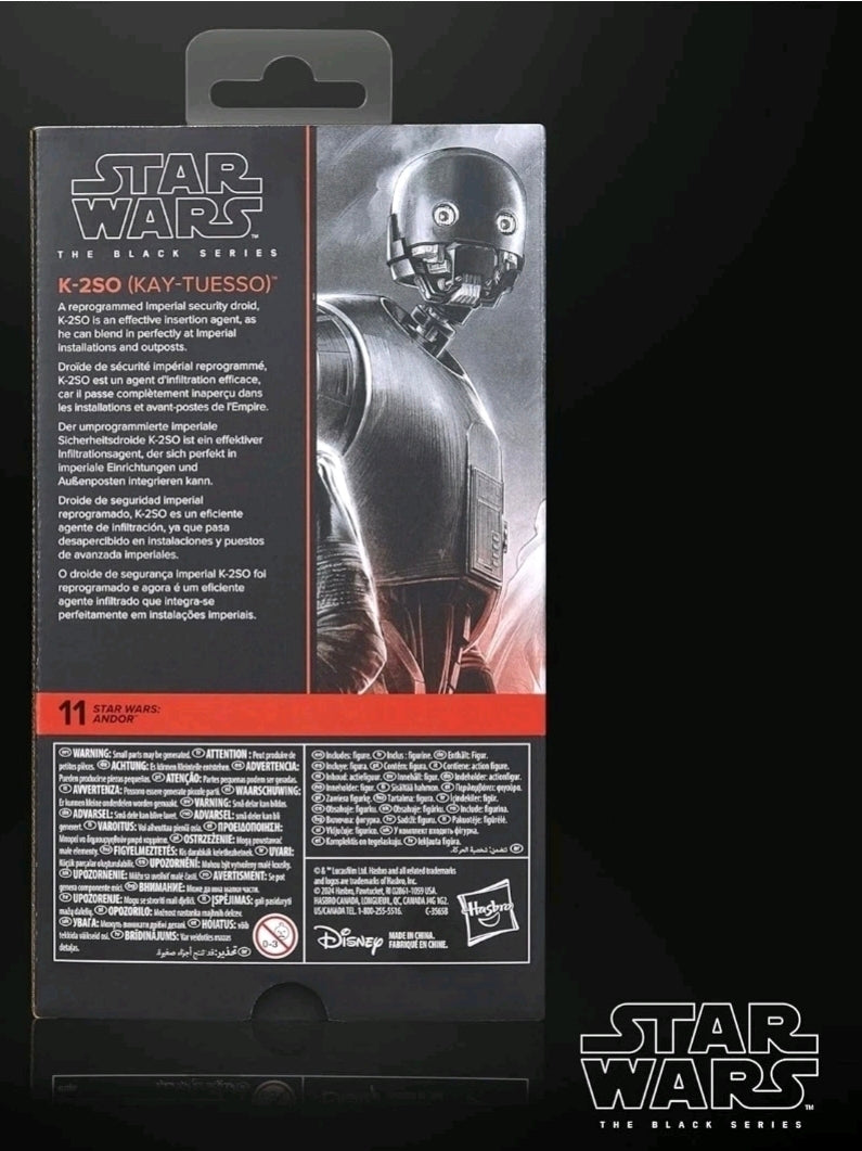 Star Wars Andor Black Series K-2S0 (Kay-Tuesso) 6" Figure - NEW IN BOX