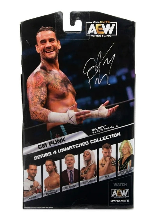 AEW Unmatched Series 4 CM Punk - 6 inch Figure with Accessories