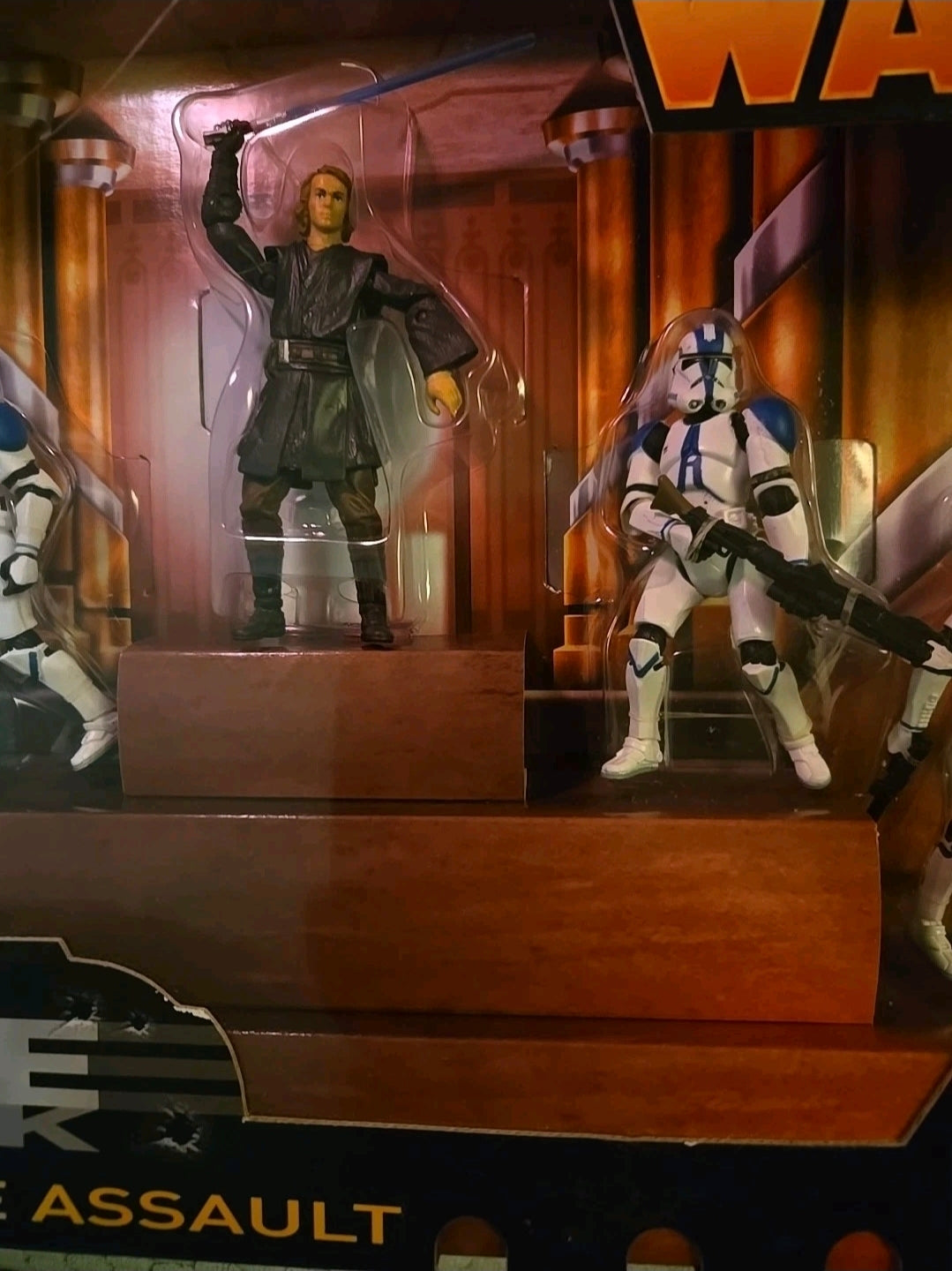 STAR WARS REVENGE OF THE SITH JEDI TEMPLE ASSAULT BATTLE FIGURE PACK s117 2005