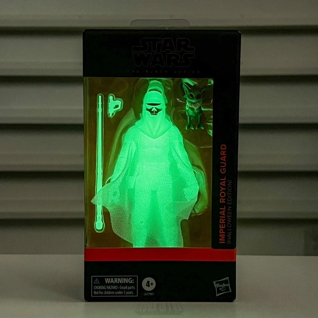 Star Wars Black Series Imperial Royal Guard Halloween Edition Glow Figure New
