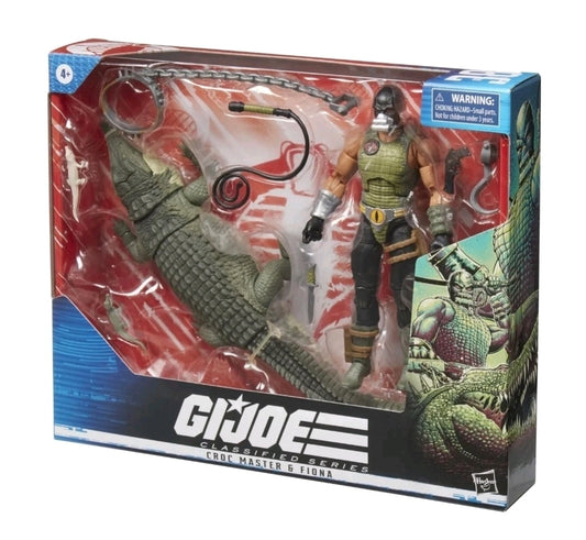 G.I. Joe Classified Croc Master & Fiona Series 6 inch  Action Figures New