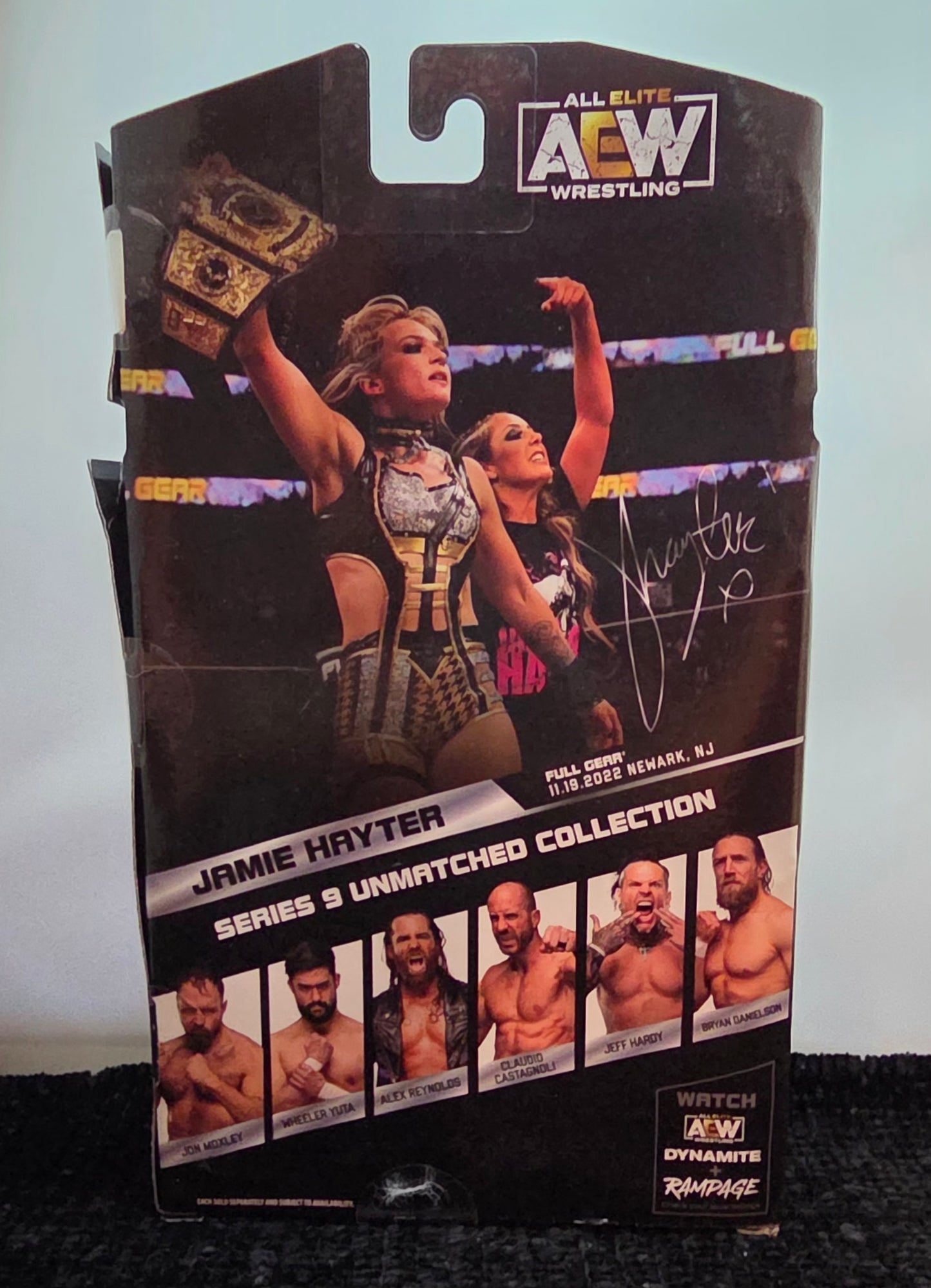 AEW Unmatched Jamie Hayter - 6 inch Figure with Two Alternate Fists and AEW Women's Championship Belt