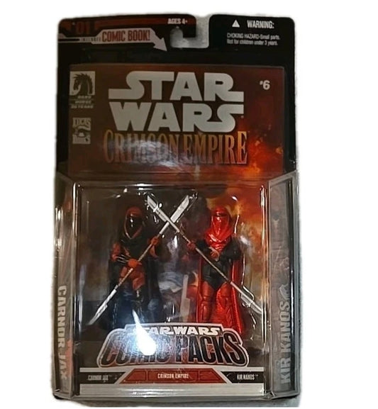 Hasbro Star Wars Comic Packs Crimson Empire Carnor Jax & Kir Kanos 2006 NEW