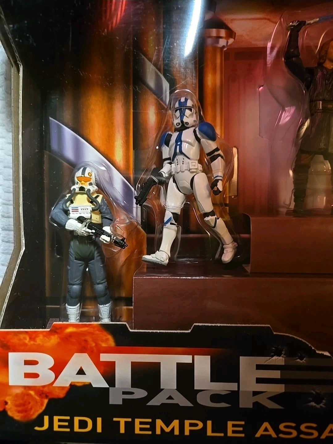 STAR WARS REVENGE OF THE SITH JEDI TEMPLE ASSAULT BATTLE FIGURE PACK s117 2005