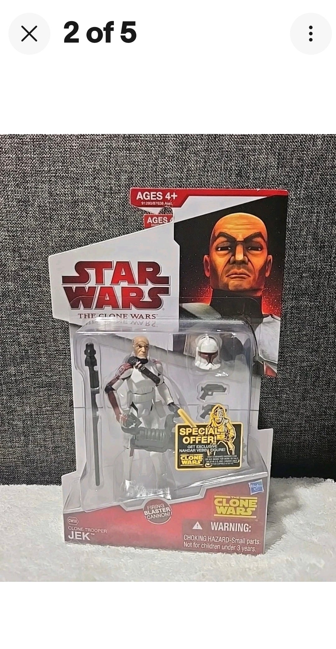 Star Wars The Clone Wars 2009 CW10 & 38 ARF Trooper & JEK Action Figure NEW
