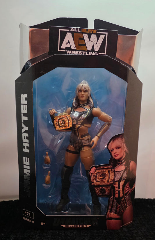 AEW Unmatched Jamie Hayter - 6 inch Figure with Two Alternate Fists and AEW Women's Championship Belt