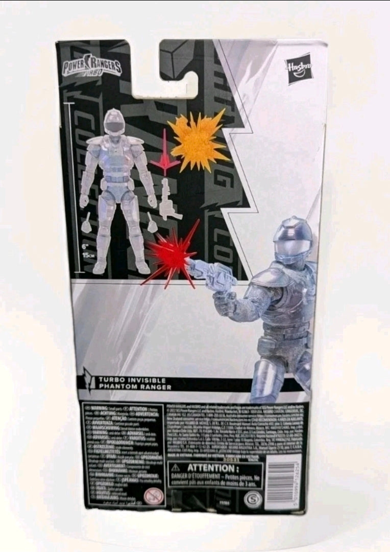 Power Rangers Lightning Collection Turbo Invisible Phantom Ranger 2022 6" Figure
