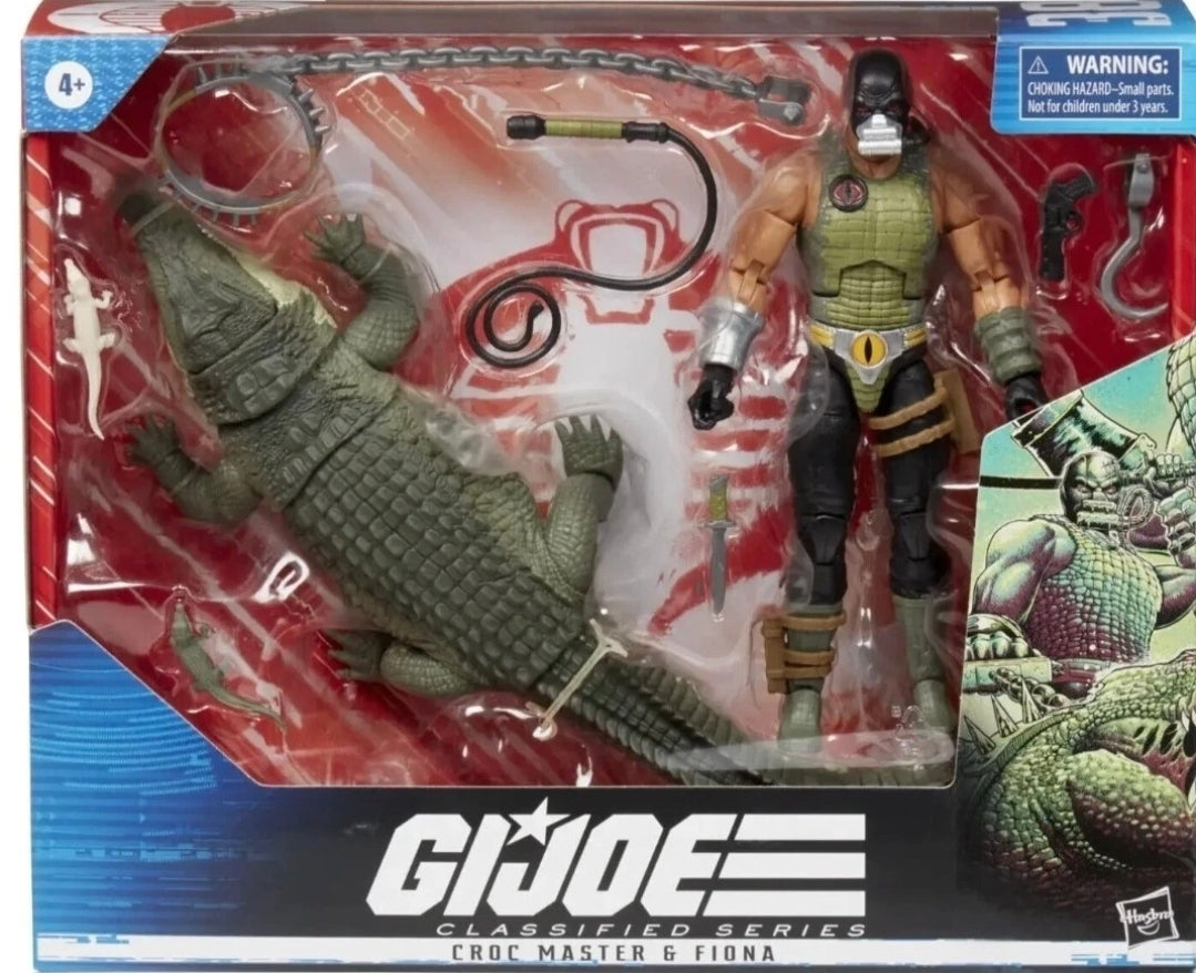 G.I. Joe Classified Croc Master & Fiona Series 6 inch  Action Figures New