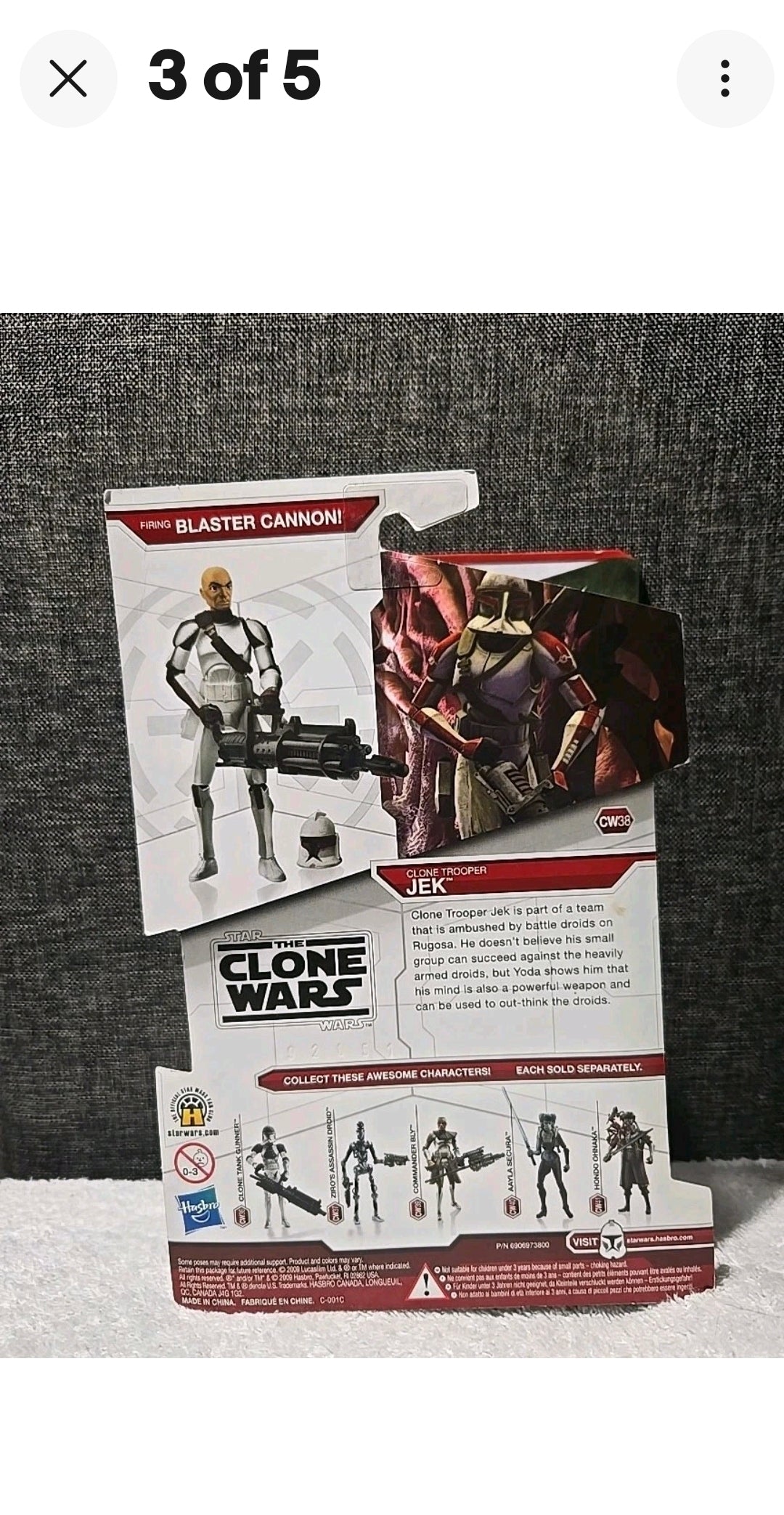 Star Wars The Clone Wars 2009 CW10 & 38 ARF Trooper & JEK Action Figure NEW