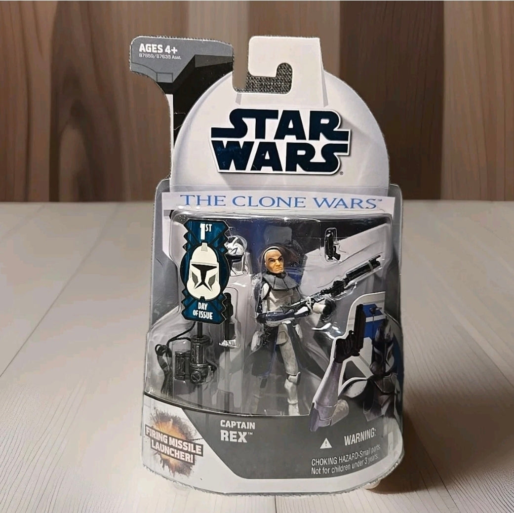 STAR WARS CLONE WARS 1st DAY OF ISSUE CAPTAIN REX No. 4 NEW RARE SEALED